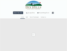 Tablet Screenshot of dixhillsgolf.com